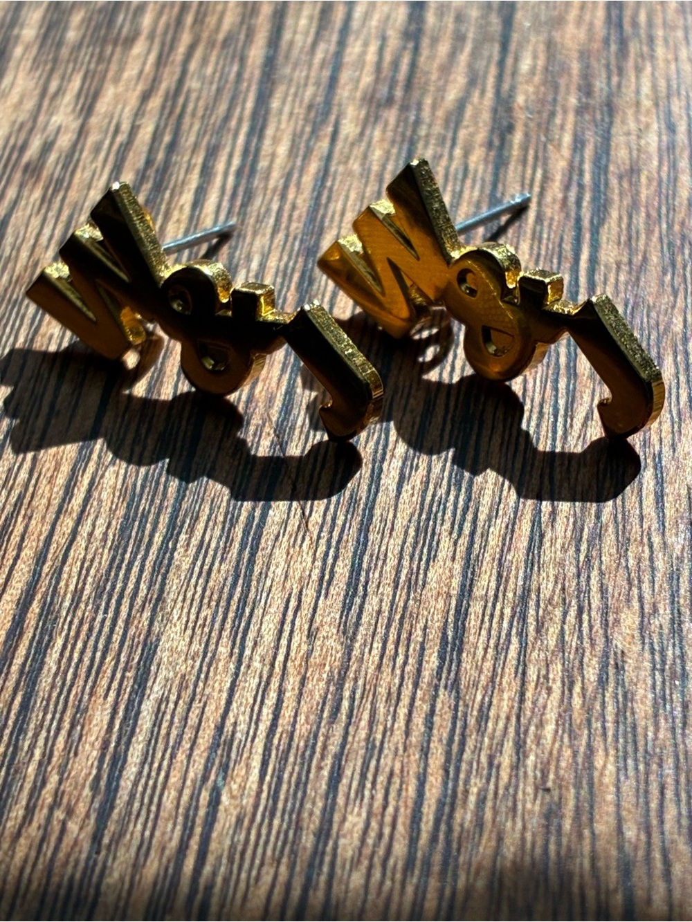 W&J Goldtone Earrings